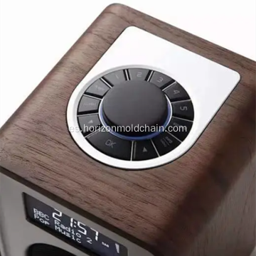 Personalización de moldes de inyección con diseño de botones de alta gama.